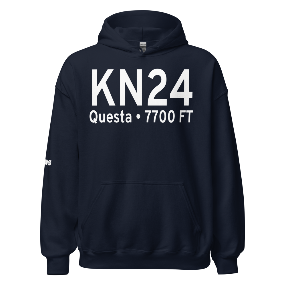Questa Municipal Nr 2 Airport (KN24) ICAO Hoodie Sweatshirt 