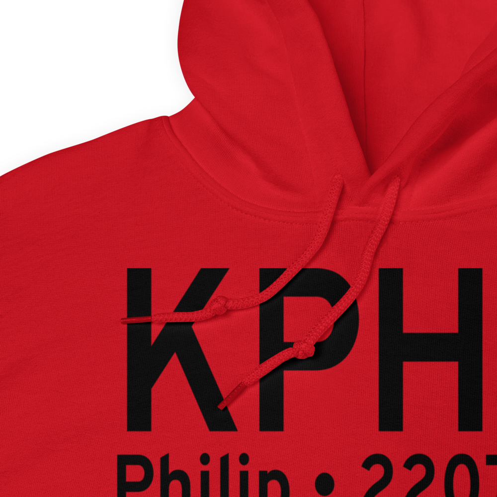 Philip Airport (KPHP) ICAO Hoodie Sweatshirt 