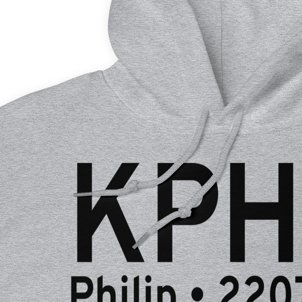 Philip Airport (KPHP) ICAO Hoodie Sweatshirt 