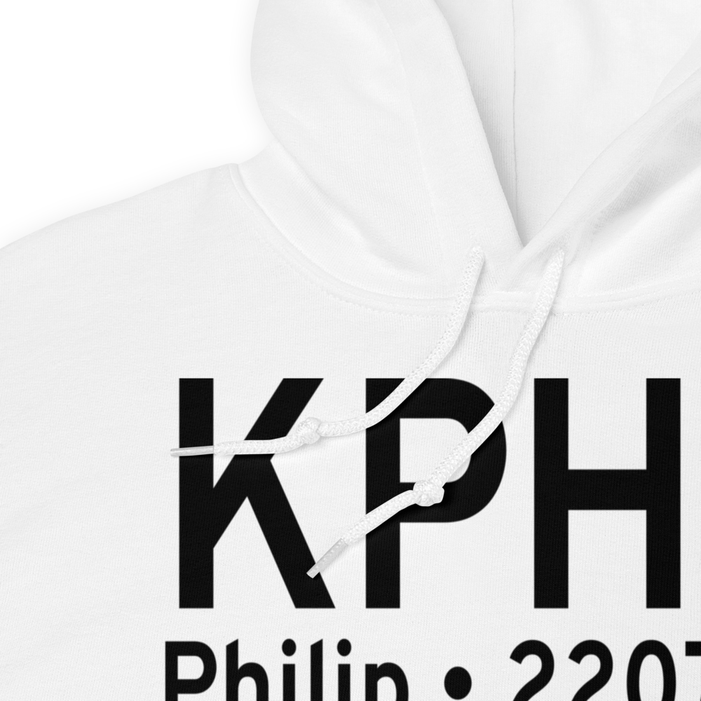 Philip Airport (KPHP) ICAO Hoodie Sweatshirt 