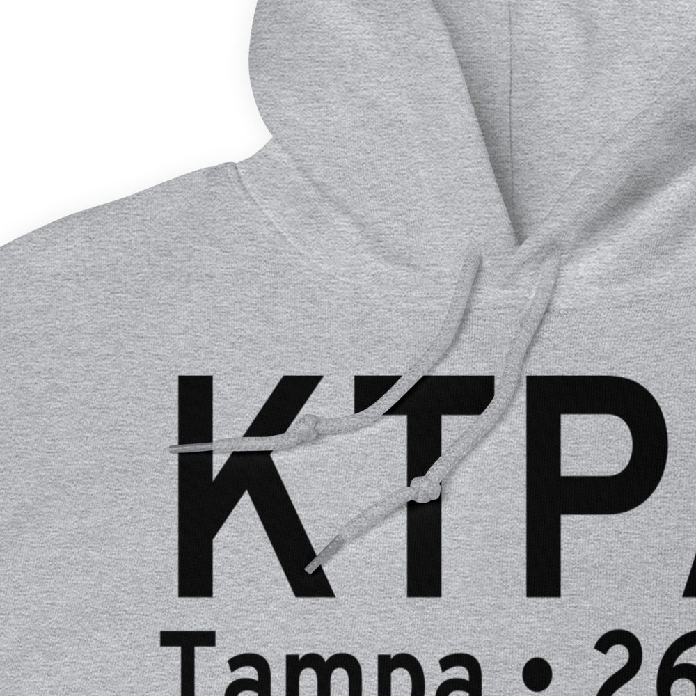 Tampa International Airport (KTPA) ICAO Hoodie Sweatshirt 