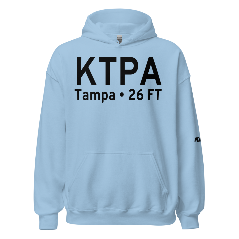 Tampa International Airport (KTPA) ICAO Hoodie Sweatshirt 