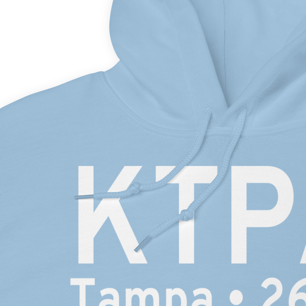 Tampa International Airport (KTPA) ICAO Hoodie Sweatshirt 