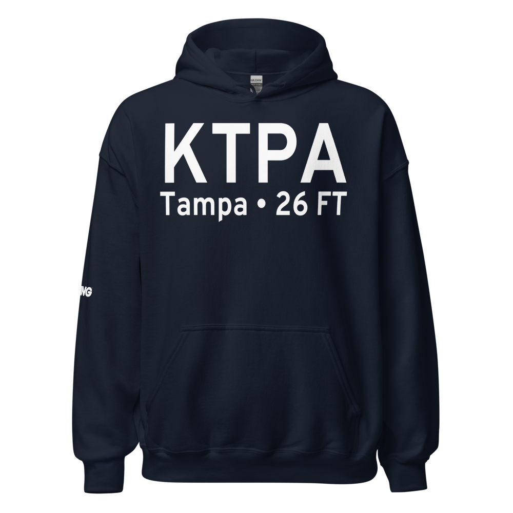 Tampa International Airport (KTPA) ICAO Hoodie Sweatshirt 