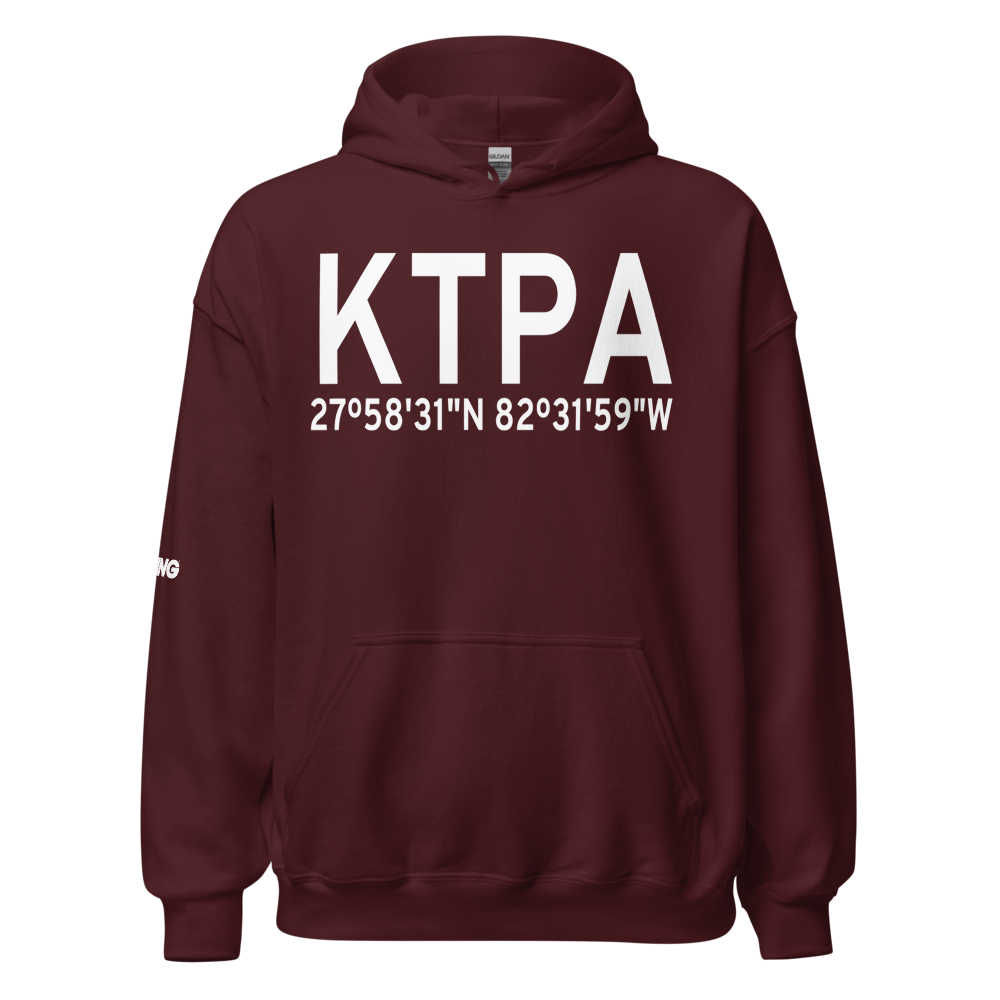 Tampa International Airport (KTPA) ICAO Hoodie Sweatshirt 