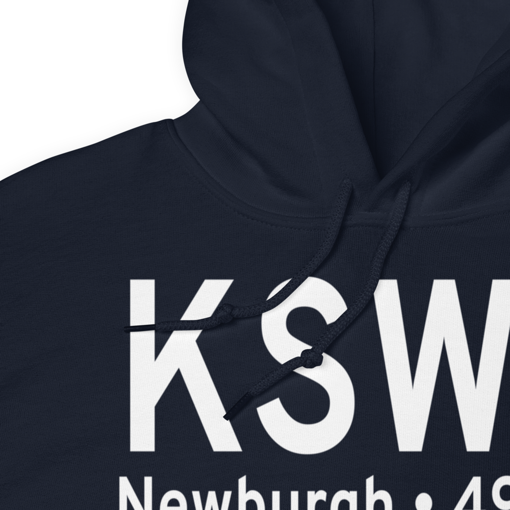 New York Stewart International Airport (KSWF) ICAO Hoodie Sweatshirt 