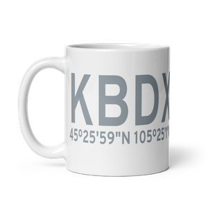 Broadus Airport (KBDX) ICAO Mug