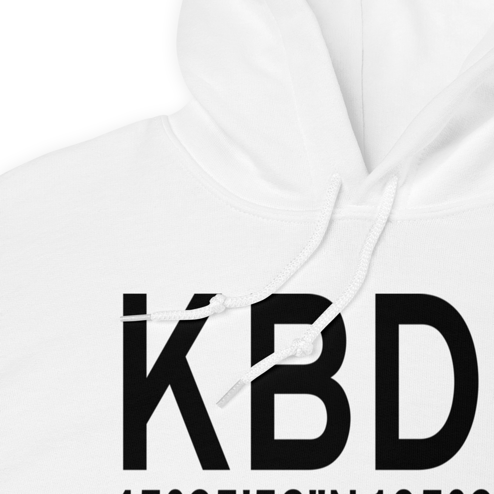 Broadus Airport (KBDX) ICAO Hoodie Sweatshirt 