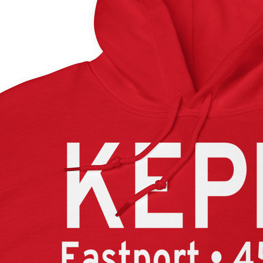 Eastport Municipal Airport (KEPM) ICAO Hoodie Sweatshirt 