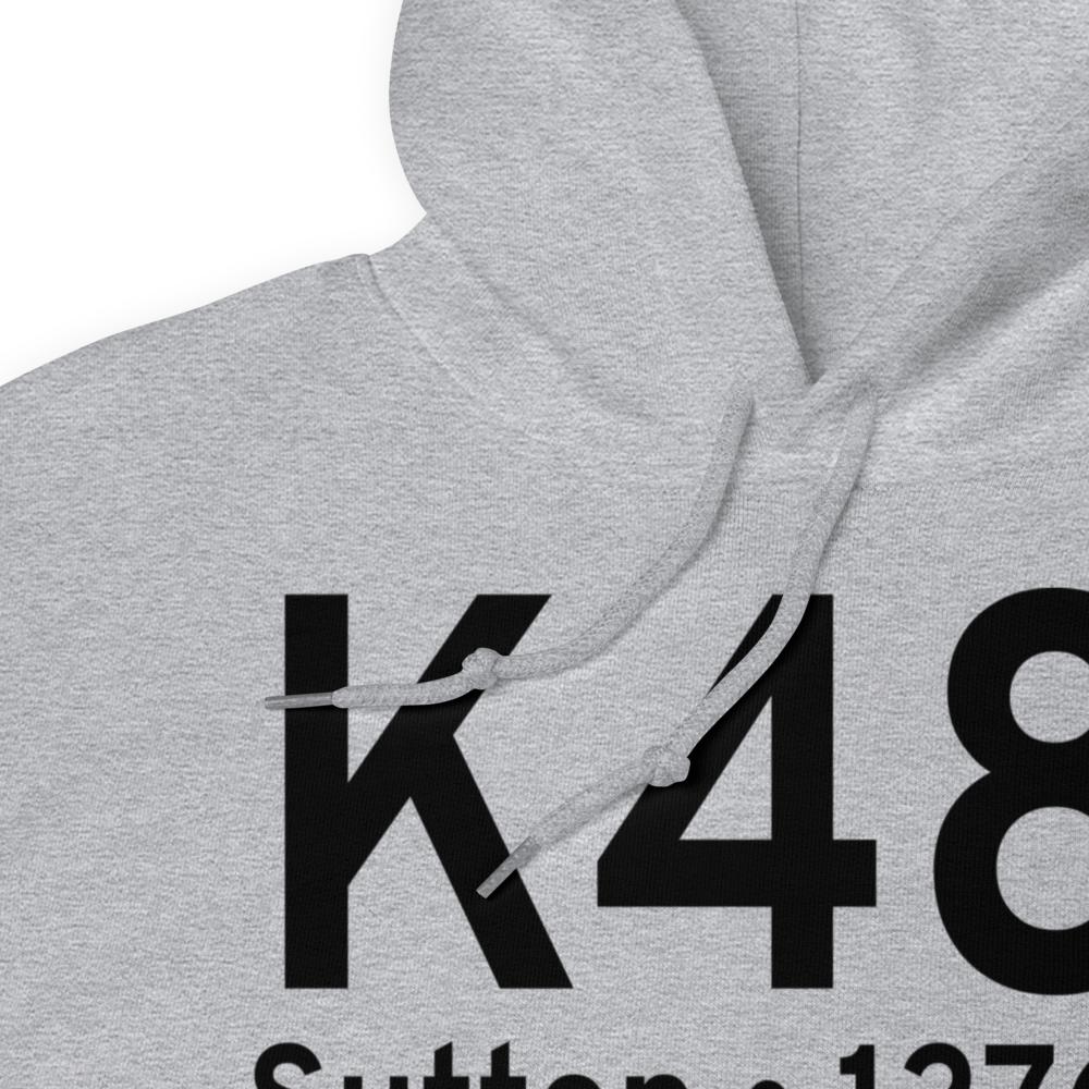 Braxton County Airport (K48I) ICAO Hoodie Sweatshirt 