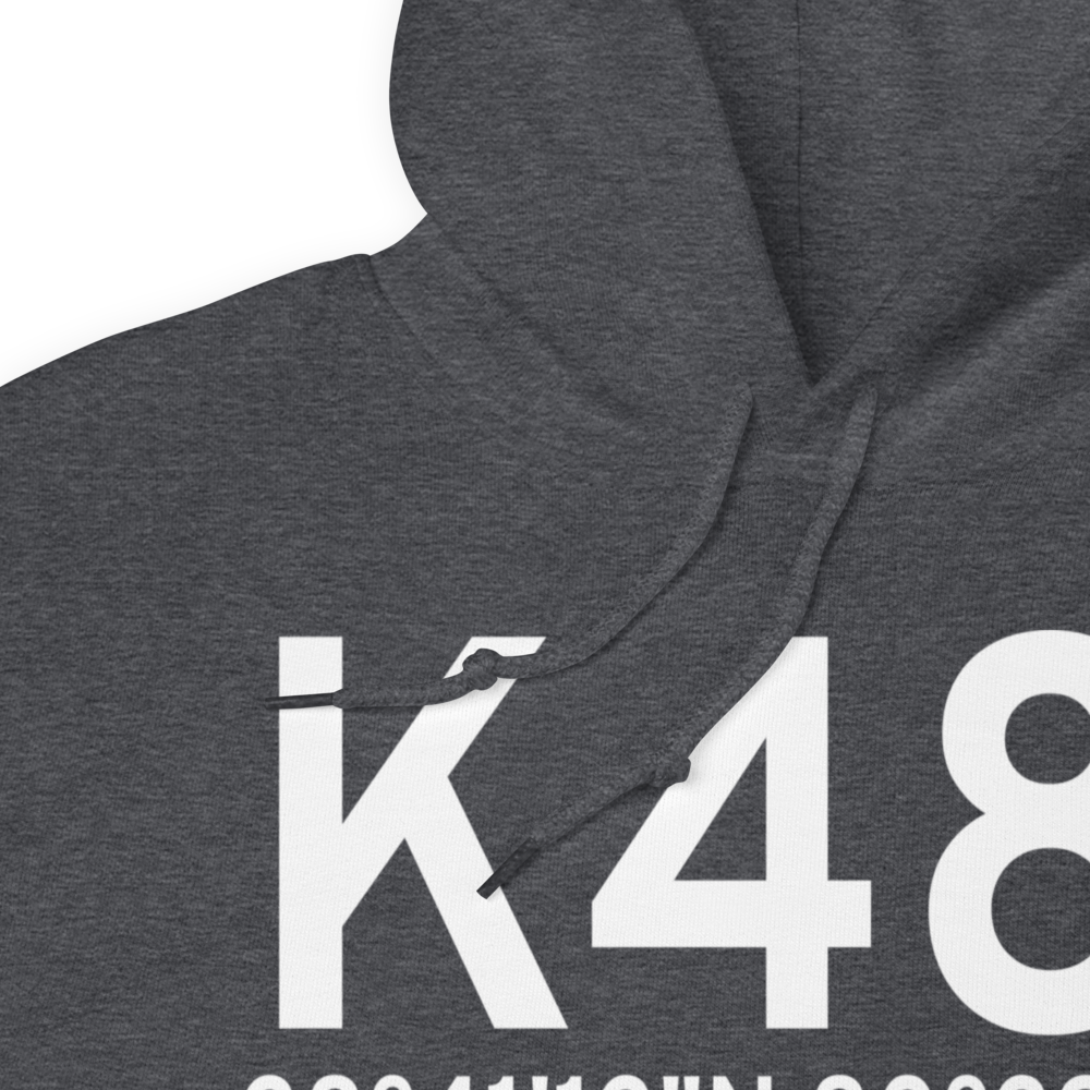 Braxton County Airport (K48I) ICAO Hoodie Sweatshirt 
