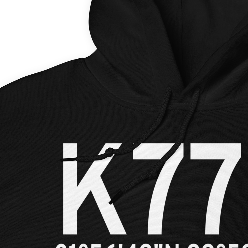 Winters Municipal Airport (K77F) ICAO Hoodie Sweatshirt 