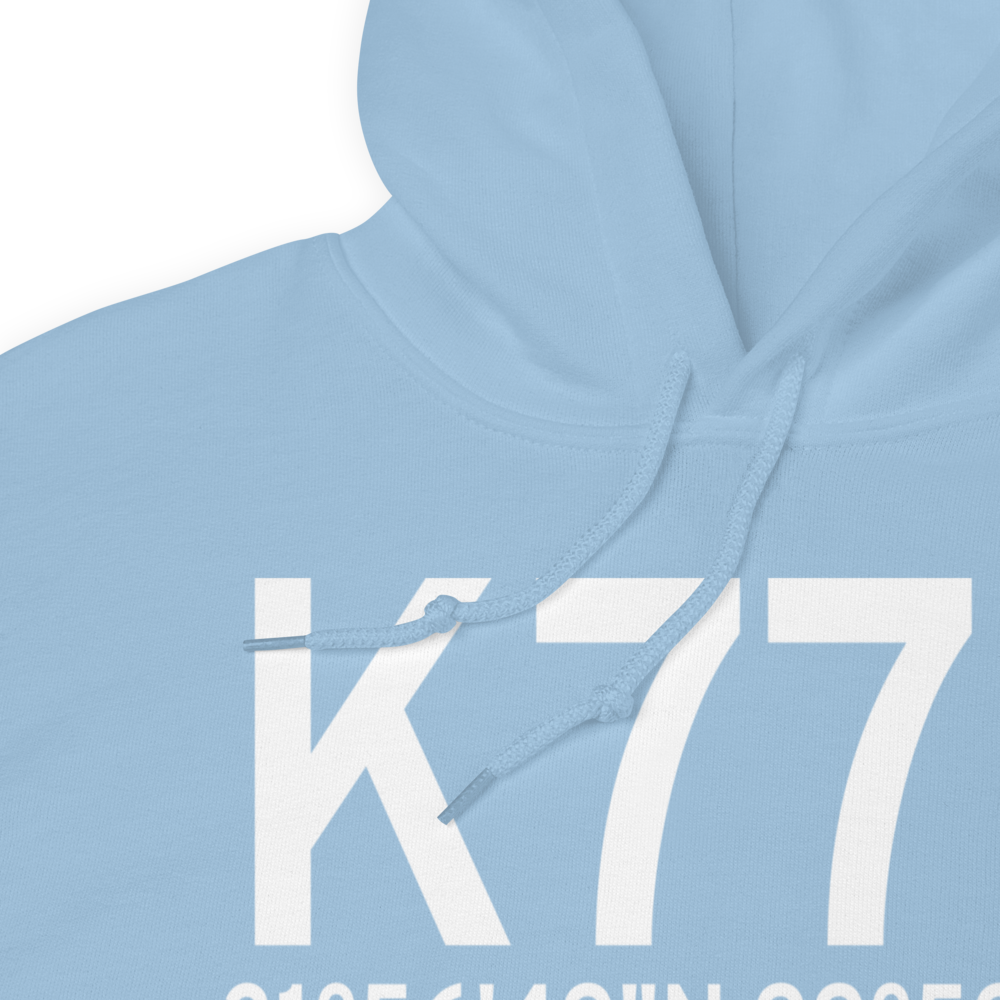 Winters Municipal Airport (K77F) ICAO Hoodie Sweatshirt 