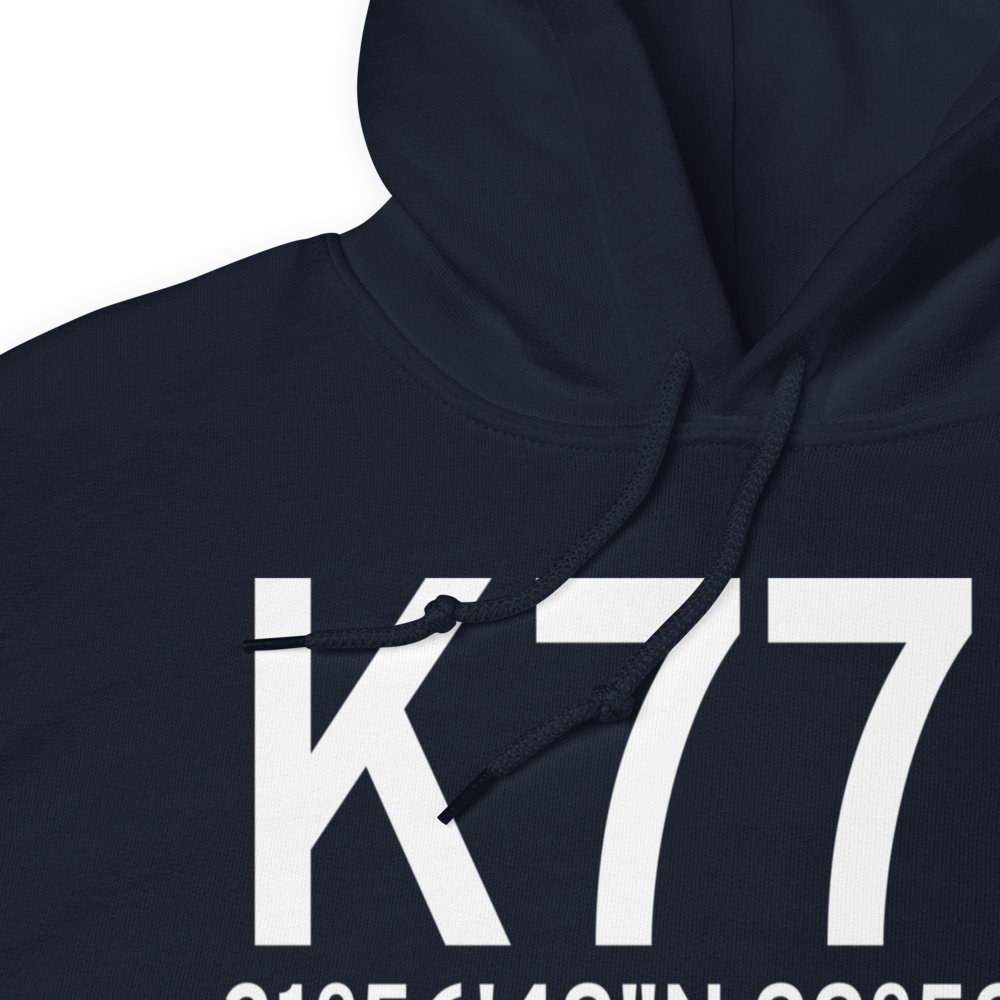 Winters Municipal Airport (K77F) ICAO Hoodie Sweatshirt 