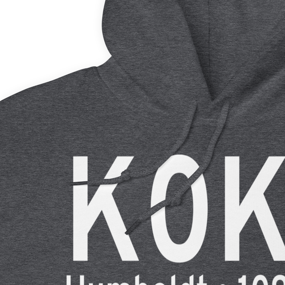Humboldt Municipal Airport (K0K7) ICAO Hoodie Sweatshirt 