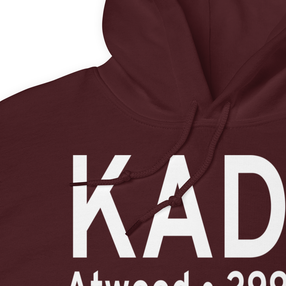 Atwood-Rawlins County City Airport (KADT) ICAO Hoodie Sweatshirt 