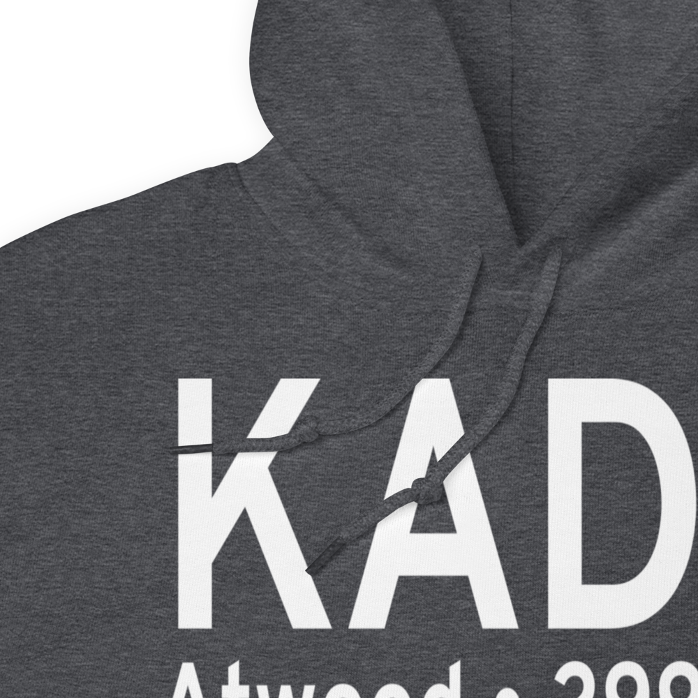 Atwood-Rawlins County City Airport (KADT) ICAO Hoodie Sweatshirt 