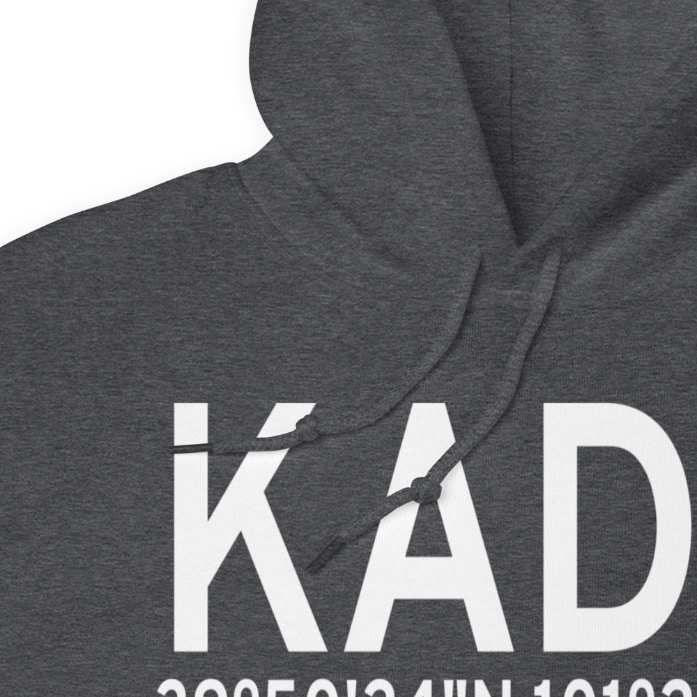Atwood-Rawlins County City Airport (KADT) ICAO Hoodie Sweatshirt 