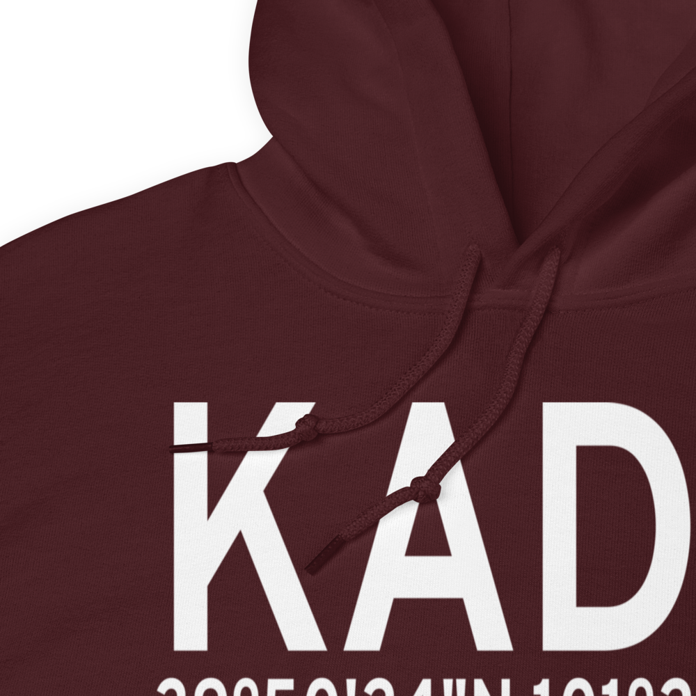 Atwood-Rawlins County City Airport (KADT) ICAO Hoodie Sweatshirt 