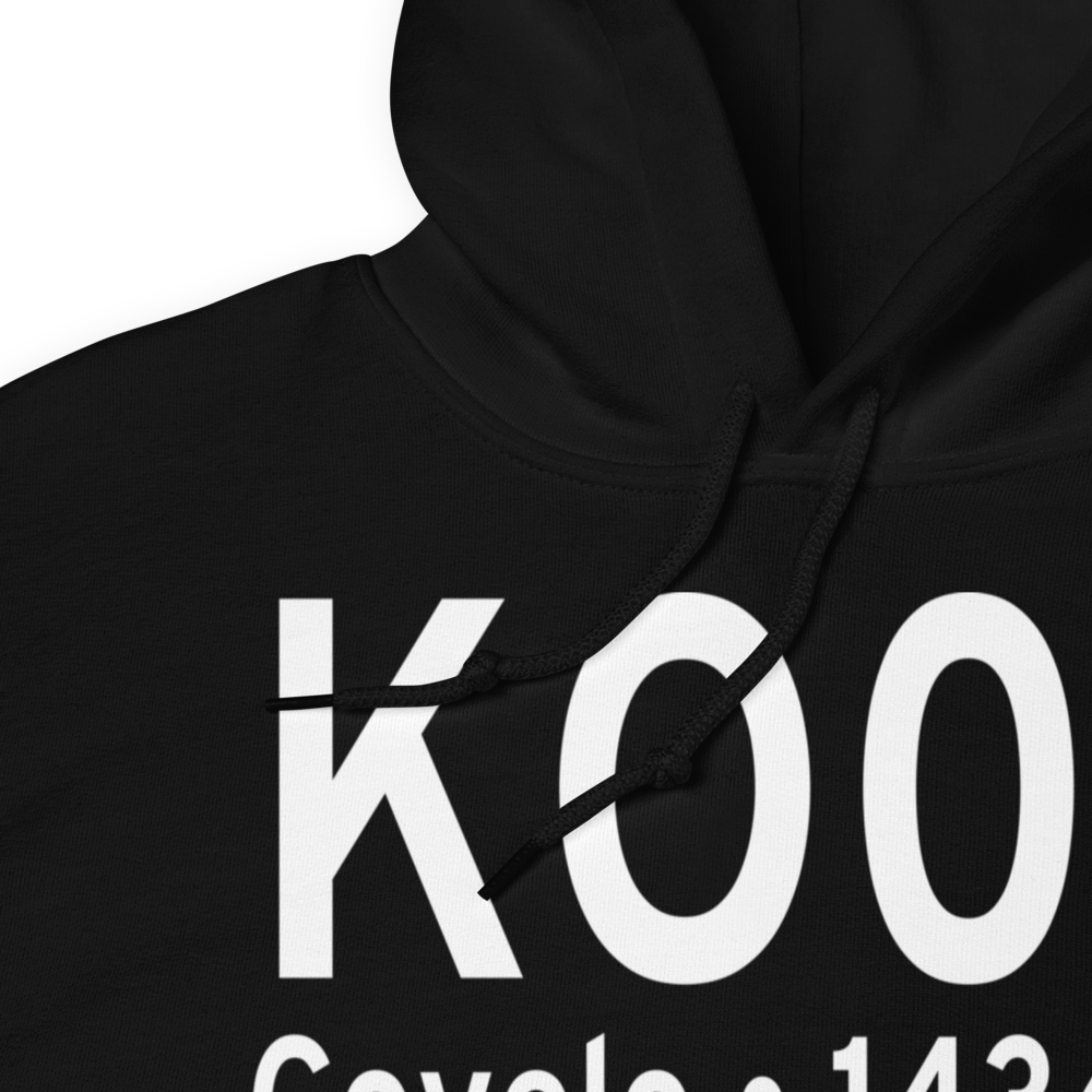 Round Valley Airport (KO09) ICAO Hoodie Sweatshirt 