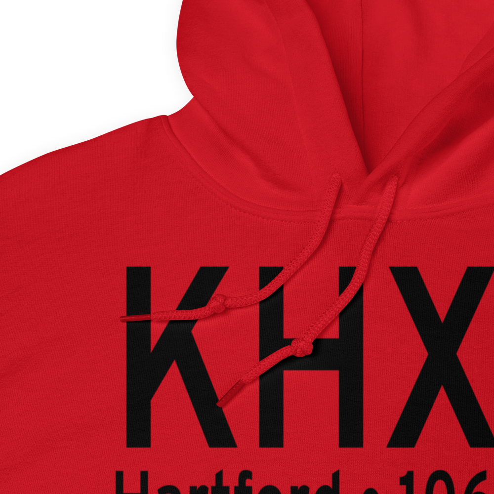 Hartford Municipal Airport (KHXF) ICAO Hoodie Sweatshirt 