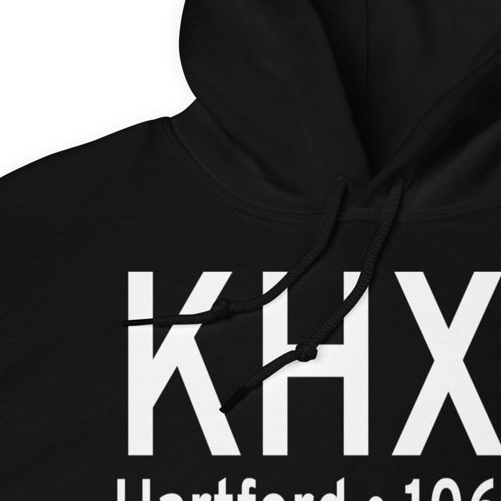 Hartford Municipal Airport (KHXF) ICAO Hoodie Sweatshirt 