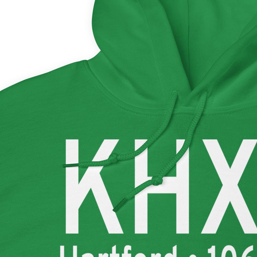 Hartford Municipal Airport (KHXF) ICAO Hoodie Sweatshirt 