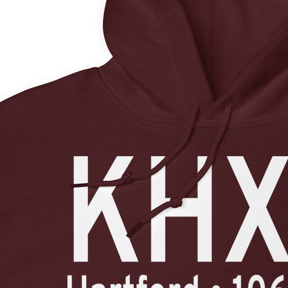 Hartford Municipal Airport (KHXF) ICAO Hoodie Sweatshirt 