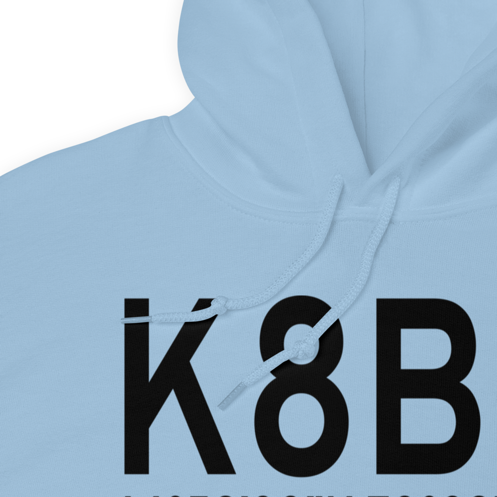 Steven A. Bean Municipal Airport (K8B0) ICAO Hoodie Sweatshirt 