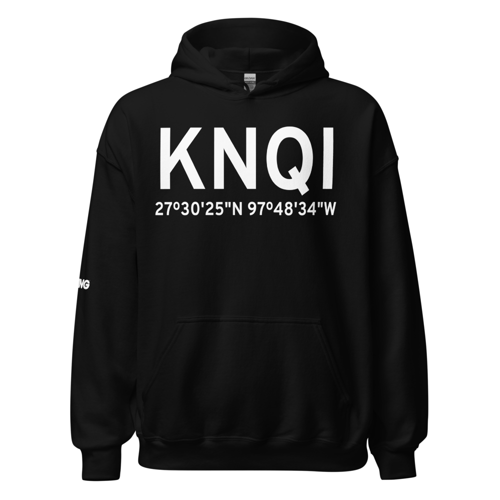 Kingsville Naval Air Station (KNQI) ICAO Hoodie Sweatshirt 
