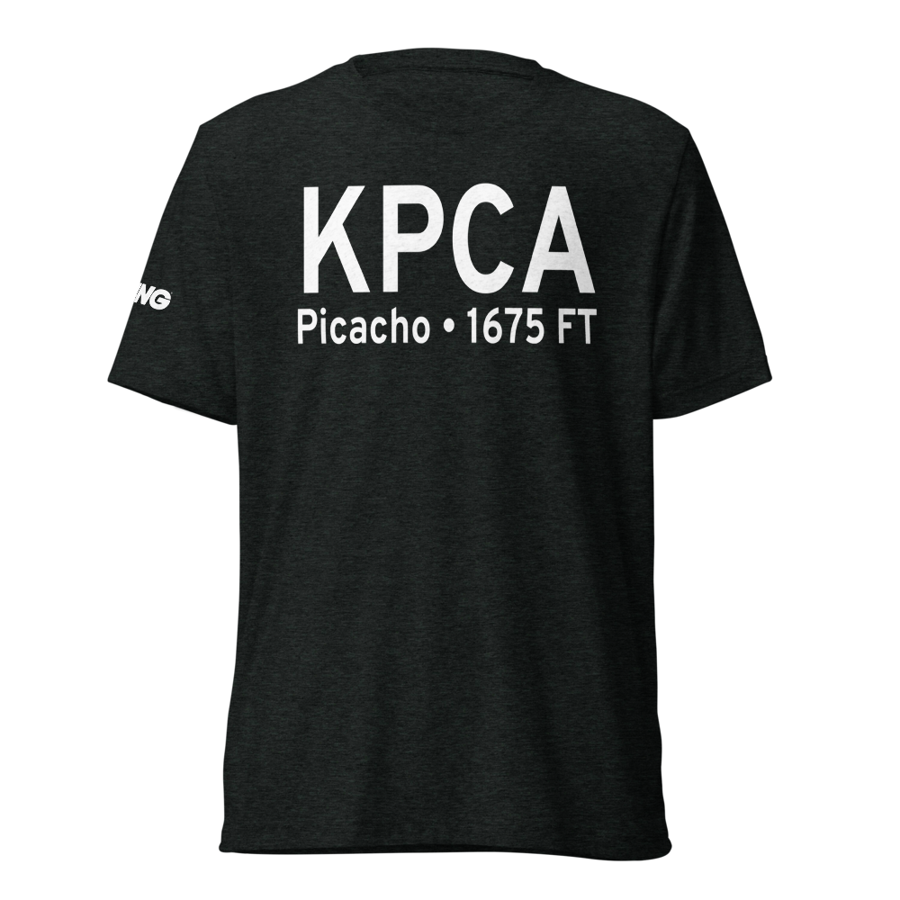 Picacho Stagefield Heliport (KPCA) ICAO Tri-blend T-Shirt 