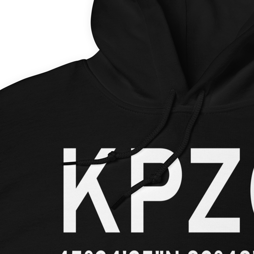 Presque Isle County Airport (KPZQ) ICAO Hoodie Sweatshirt 