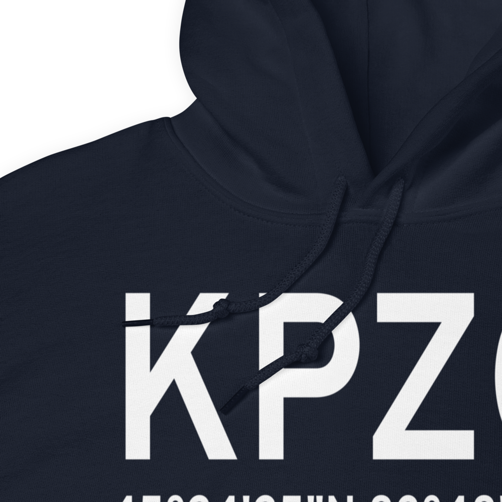 Presque Isle County Airport (KPZQ) ICAO Hoodie Sweatshirt 