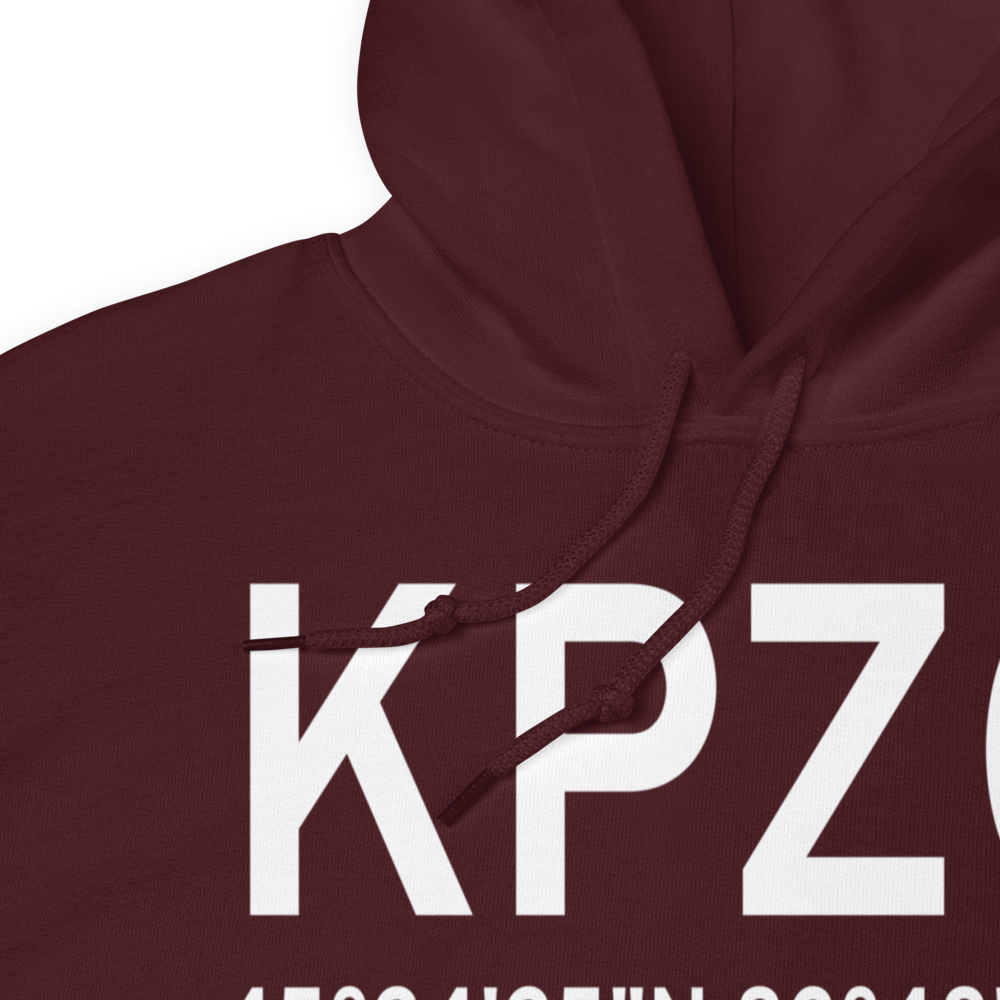 Presque Isle County Airport (KPZQ) ICAO Hoodie Sweatshirt 