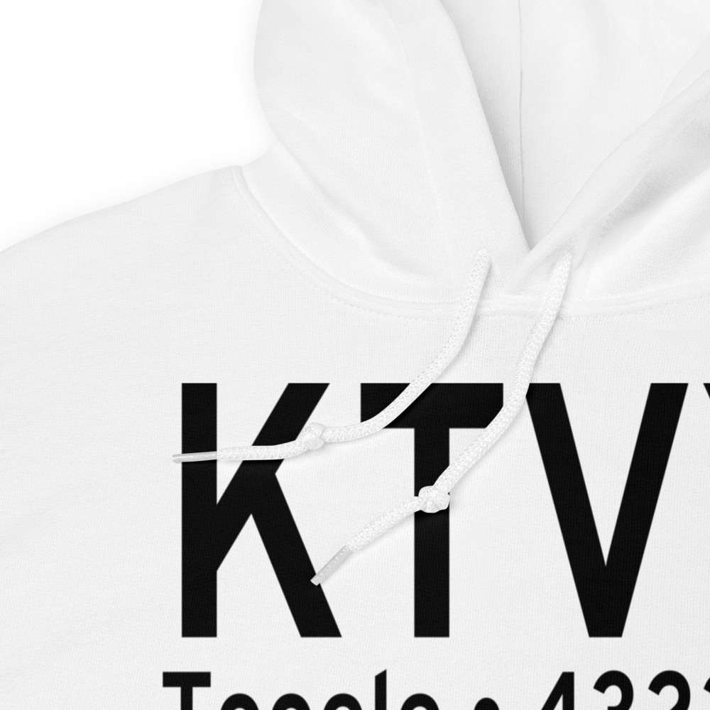 Bolinder Field Tooele Valley Airport (KTVY) ICAO Hoodie Sweatshirt 