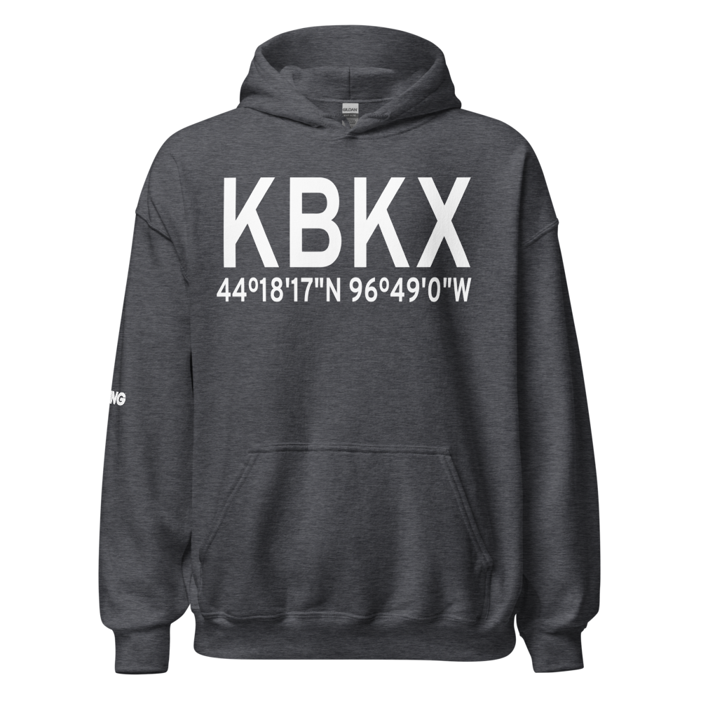 Brookings Regional Airport (KBKX) ICAO Hoodie Sweatshirt 