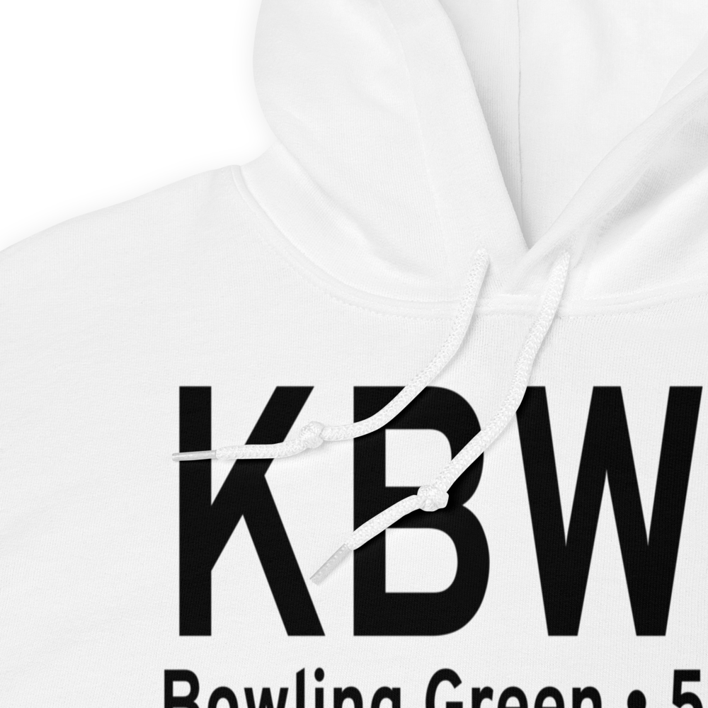 Bowling Green Warren County Regional Airport (KBWG) ICAO Hoodie Sweatshirt 
