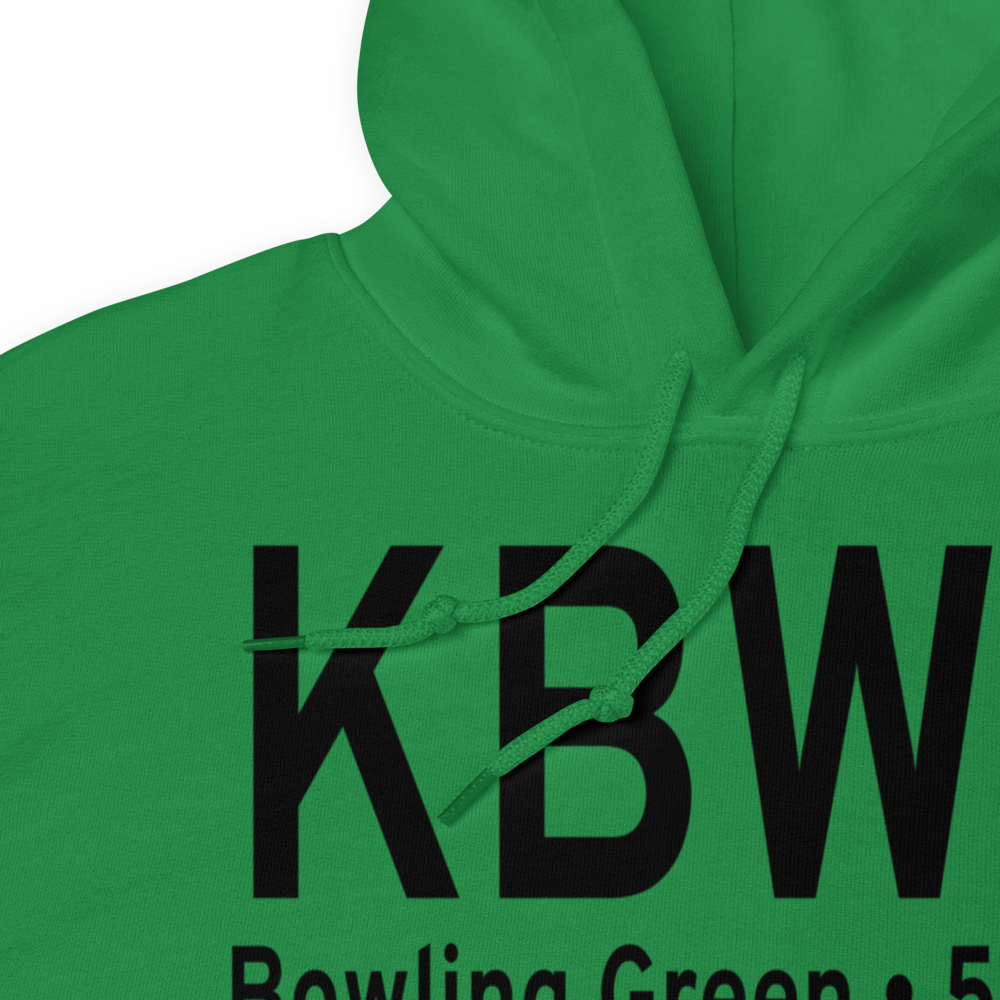 Bowling Green Warren County Regional Airport (KBWG) ICAO Hoodie Sweatshirt 