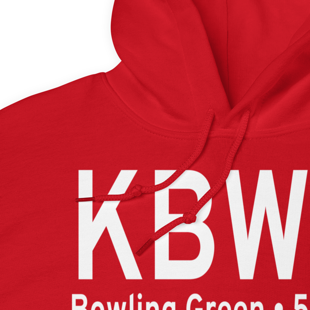 Bowling Green Warren County Regional Airport (KBWG) ICAO Hoodie Sweatshirt 
