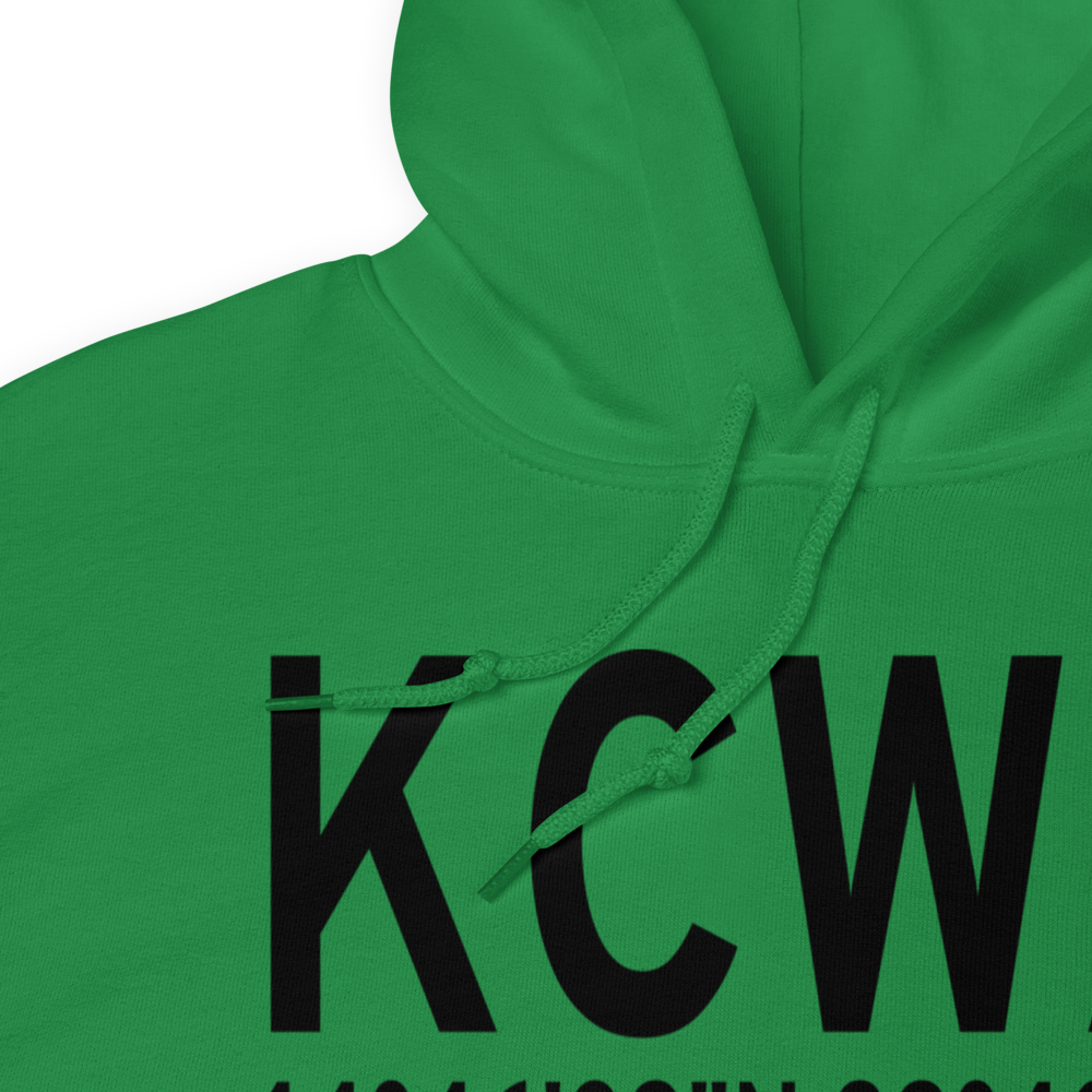 Central Wisconsin Airport (KCWA) ICAO Hoodie Sweatshirt 