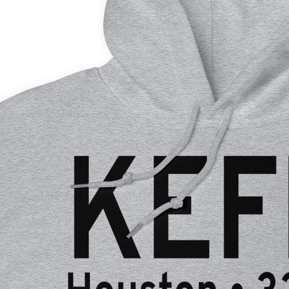 Ellington Airport (KEFD) ICAO Hoodie Sweatshirt 