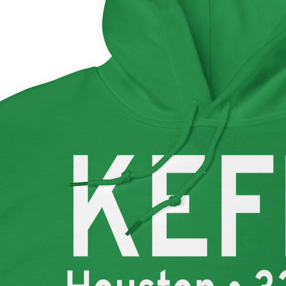 Ellington Airport (KEFD) ICAO Hoodie Sweatshirt 