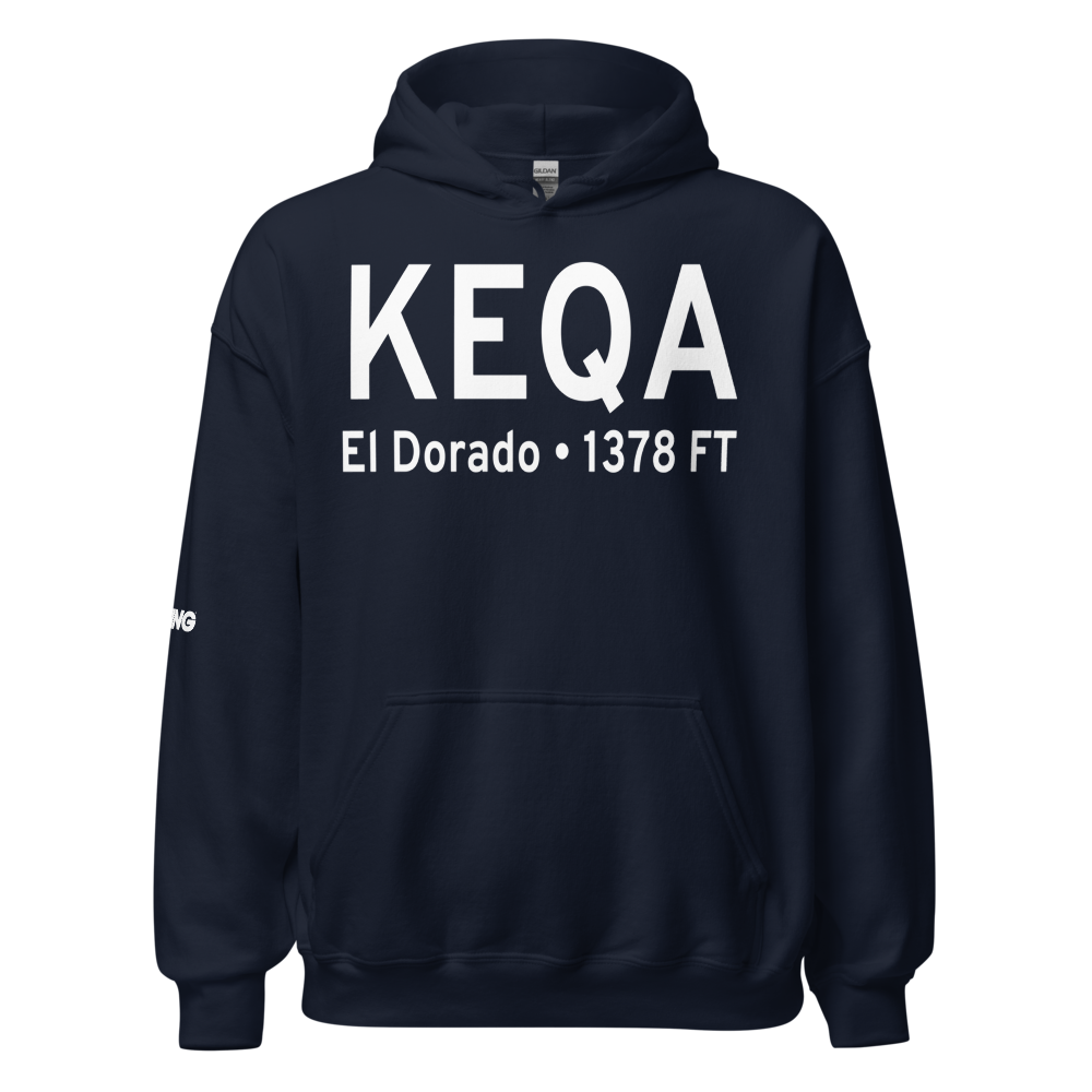 Captain Jack Thomas El Dorado Airport (KEQA) ICAO Hoodie Sweatshirt 