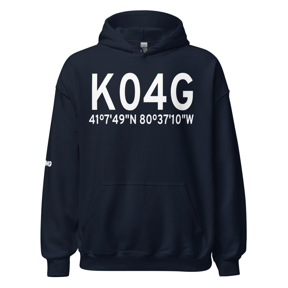 Lansdowne Airport (K04G) ICAO Hoodie Sweatshirt 