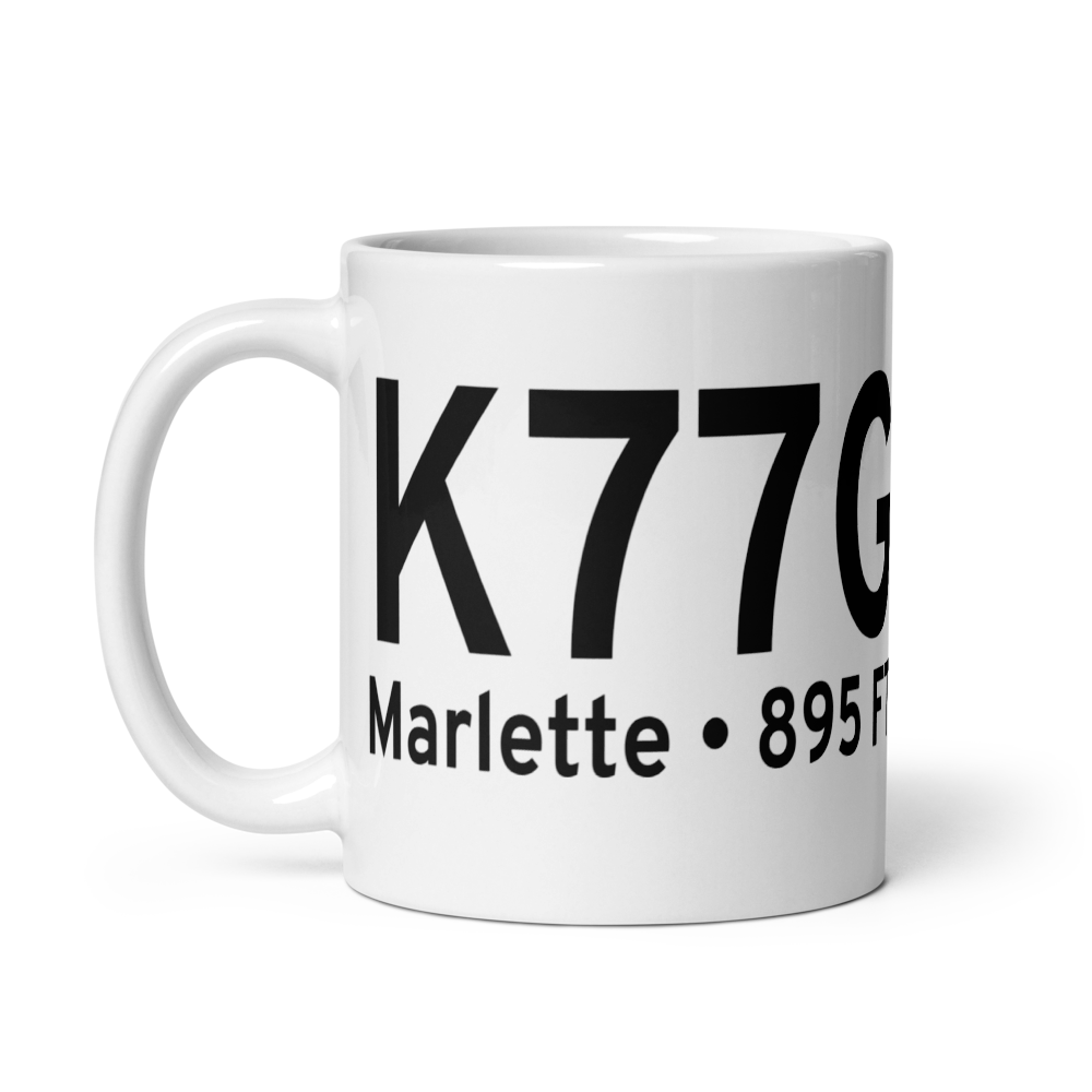 Marlette Township Airport (K77G) ICAO Mug 