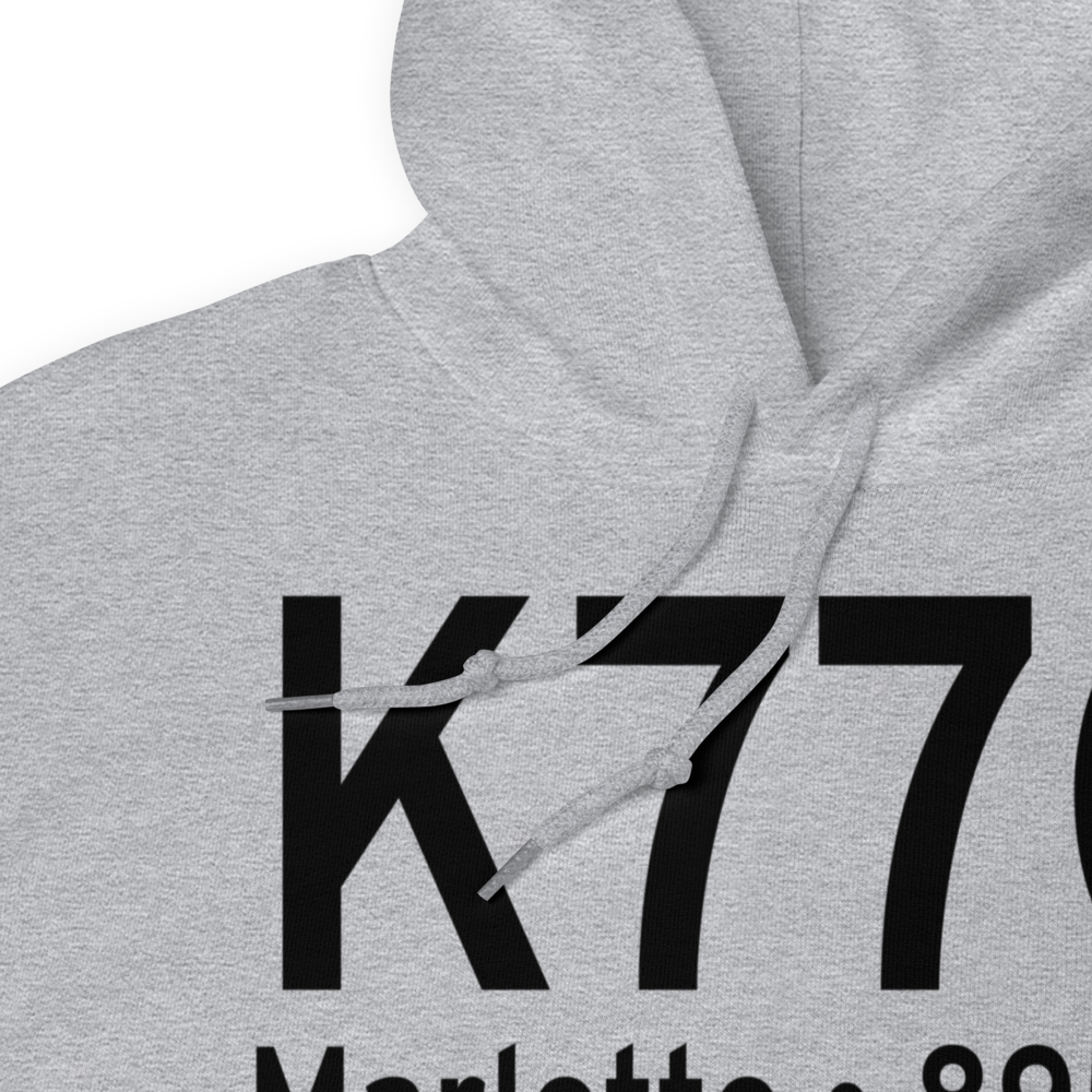 Marlette Township Airport (K77G) ICAO Hoodie Sweatshirt 