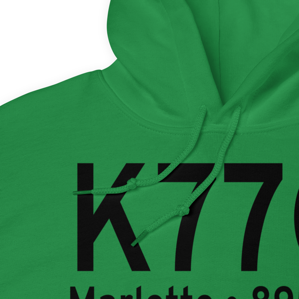 Marlette Township Airport (K77G) ICAO Hoodie Sweatshirt 