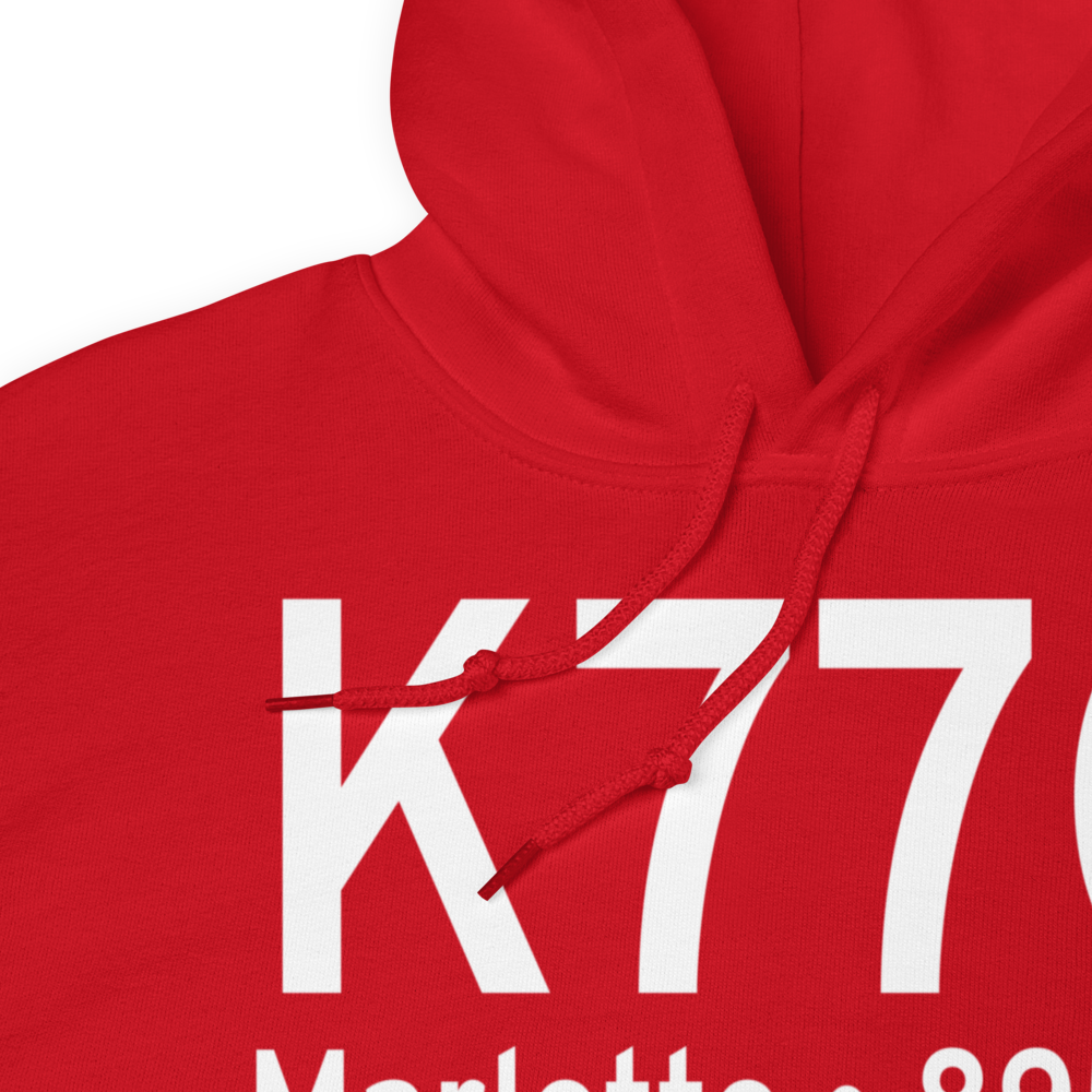 Marlette Township Airport (K77G) ICAO Hoodie Sweatshirt 