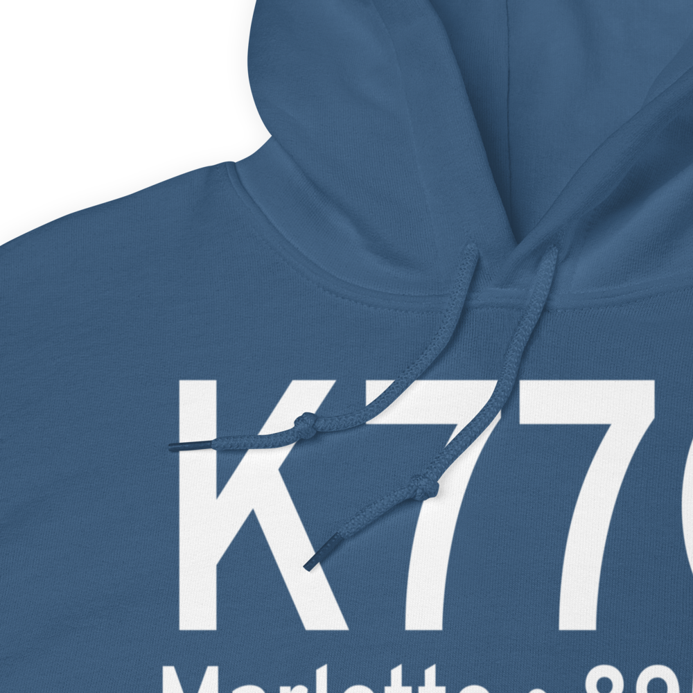Marlette Township Airport (K77G) ICAO Hoodie Sweatshirt 