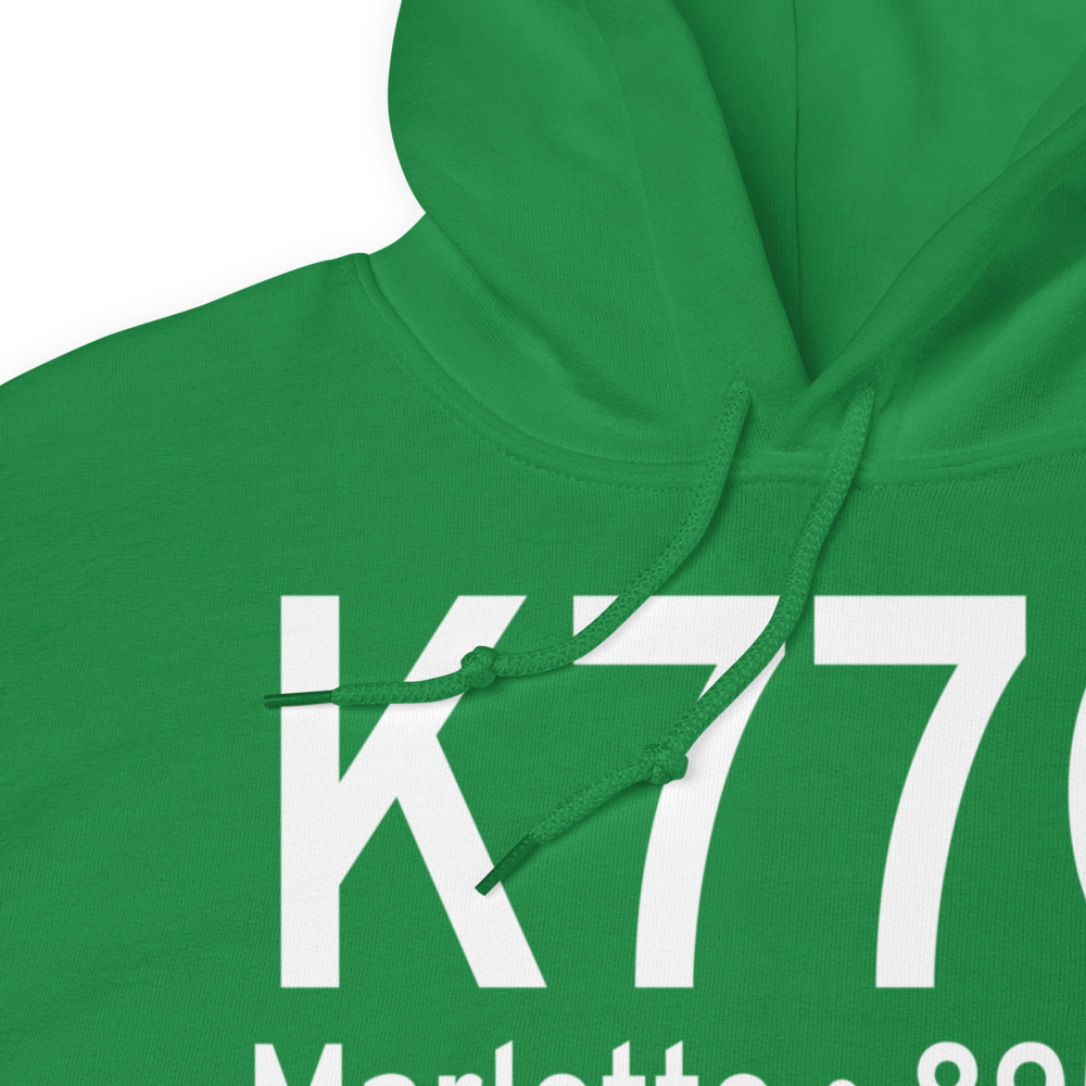 Marlette Township Airport (K77G) ICAO Hoodie Sweatshirt 